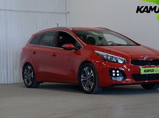 Kia Cee´d1.6 CRDi GT-line Fri kamux 1år 5. Backkamera Drag 136h 2016, Halvkombi