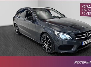 Mercedes C220Benz C 220 T d AMG Night Navi Skinn Drag Välservad 2016, Kombi