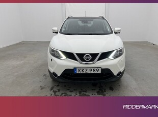 Nissan Qashqai 1.6 dCi 110hk Tekna 360° Pano Värm Navi Drag