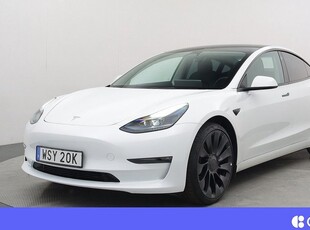 Tesla Model 3Performance AWD Refresh Autopilot Pano 2023, Halvkombi