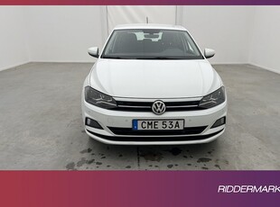 Volkswagen Polo 1.0 TSI 95hk Comfortline Sensorer CarPlay