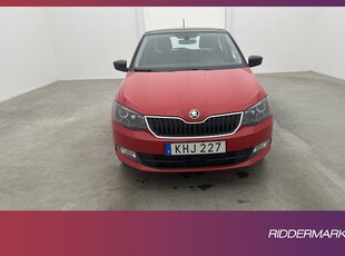 Skoda Fabia 1.2 TSI 90hk Style Sensorer CarPlay Välservad