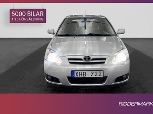 Toyota Corolla 1.6 VVT-i 110hk Farthållare 0,63l/mil