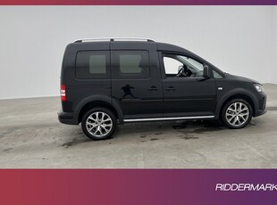 Volkswagen Caddy Alltrack Life Cross 4M Värmare Drag 7-Sits