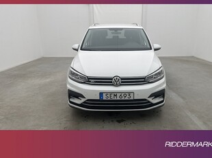 Volkswagen Touran 150hk R-Line 7-Sits Kamera CarPlay Drag