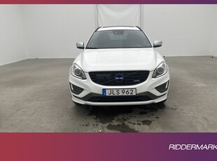 Volvo XC60 D4 AWD R-Design VOC Värm Pano Navi BLIS Dragkrok