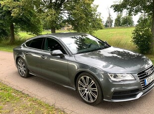 Audi A73.0 TDI S-Line , Bose, Drag, 360°, 20´´, Skinn 2014, Sportkupé