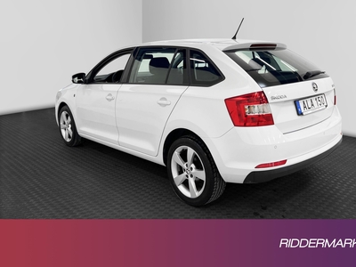 Škoda Rapid Spaceback 1.2 105hk M-värm P-sensorer Nyservad