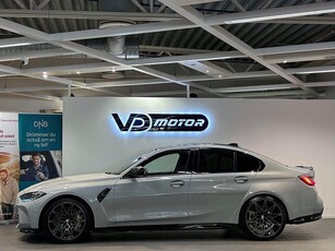 BMW M3 Competition Keramiska Carbon H/K HUD Sv-såld 510hk