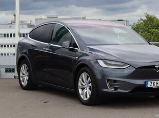 Tesla Model X 75D AWD Drag Luftfjädring S/V-hjul