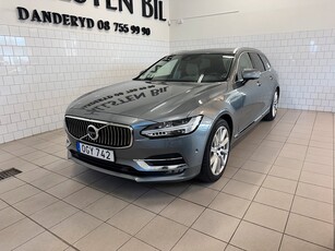 Volvo V90 D5 AWD Aut Inscription Drag Skinn Panorama Svensksåld