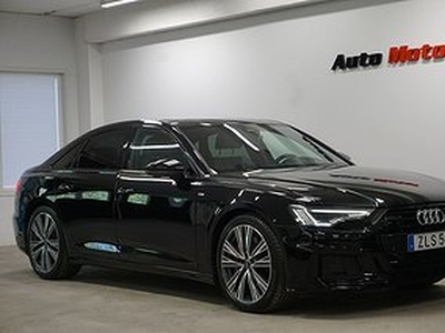 Audi A6 Quattro Sedan 55 TFSI e 367hk S-Line Drag Moms Cockpit