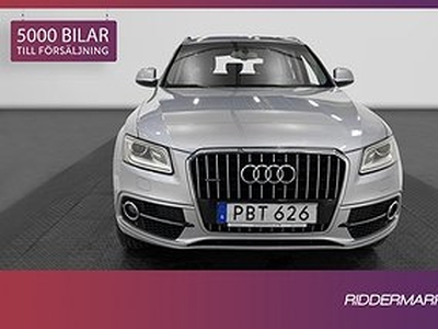 Audi Q5 Quattro 2.0 TDI 190hk S-Line Halvskinn Drag Nyservad