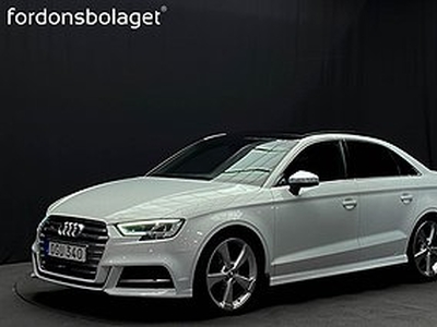 Audi S3 Quattro Sedan 2.0 TFSI 310HK /Taklucka /B&O /Sv-Såld