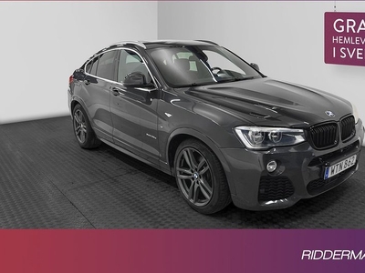 BMW X4xDrive35d M Sport T-lucka HUD H K D-värm B-kam Drag 2016, SUV