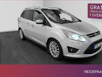 Ford C-MaxGrand 2.0 TDCi 7-sits Pano Kamera Skinn Dragkrok 2014, Minibuss