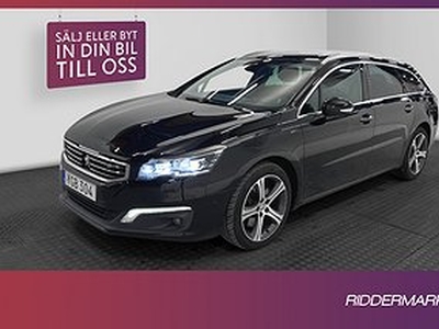 Peugeot 508 SW BlueHDi 180hk GT Pano HUD Kamera Navi Välserv