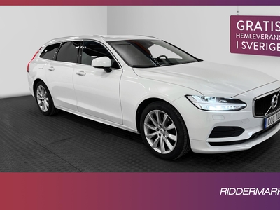 Volvo V90 D3 AWD Advc Edn D-värme VOC Skinn P-sensorer Drag