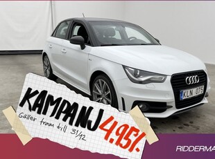 Audi A1Sportback TFSI S-Line Farthålla 2013, Halvkombi