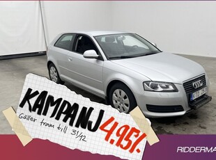 Audi A3Sportback 1.6 TDI Attraction Farth 2010, Halvkombi