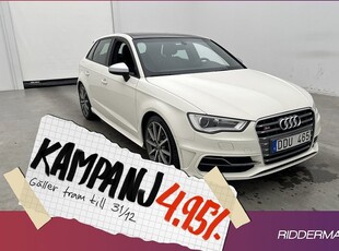 Audi S3Sportback Quattro Panoram 2014, Halvkombi