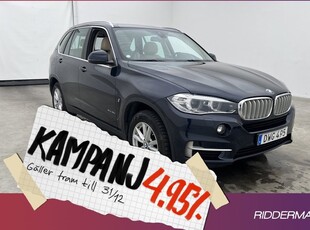 BMW X5xDrive40e Navigation P-Sensorer Ski 2017, SUV