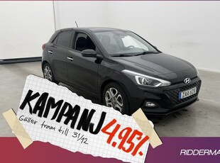 Hyundai i201.2 Premium Kamera Rattv 2019, Halvkombi