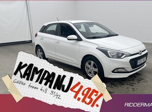 Hyundai i201.4 Automatisk Premium Rattvär 2017, Halvkombi