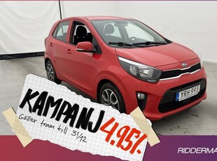 Kia Picanto1.0 MPI Adavnce Kamera Rattvär 2019, Halvkombi