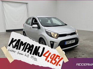 Kia Picanto1.0 MPI Advance Kamera Rattvärm 2022, Halvkombi