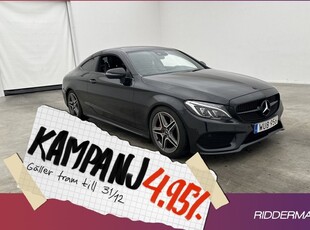 Mercedes C300Benz C 300 Coupé AMG Pano P-Värm 2017, Sportkupé