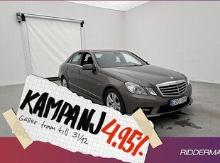 Mercedes E220Benz E 220 Sedan AMG Pano Halvskinn Far 2011, Sedan