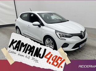 Renault Clio1.0 TCe Zen Sensorer CarPlay 2022, Halvkombi