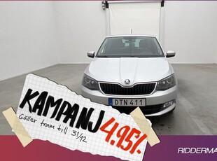 Skoda Fabia1.2 TSI Sensorer Keyless 2015, Halvkombi