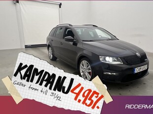 Skoda OctaviaKombi RS 4x4 P-Värm Kamera 2016, Kombi