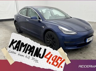 Tesla Model 3Long Range AWD En-brukar 2019, Halvkombi