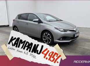 Toyota AurisHybrid Active Plus M&K-V 2017, Halvkombi