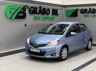 Toyota Yaris1.33 Dual VVT-i AUTOM ACTIVE 1-ÄG BACKKAMERA 2012, Halvkombi