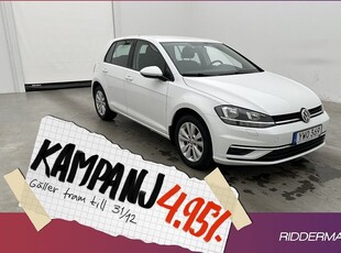 Volkswagen Golf1.0 TSI Comfort CarPlay 2018, Halvkombi