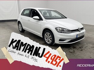 Volkswagen Golf1.0 TSI Style CarPlay 2019, Halvkombi