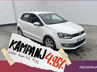 Volkswagen Polo1.4 Comfortline 0,47l mil 2010, Halvkombi