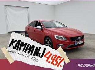 Volvo S60T3 R-Design VOC Värmare Halvsk 2017, Sedan