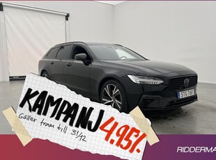 Volvo V90Recharge T6 AWD R-Design VOC Värm H K 2021, Kombi