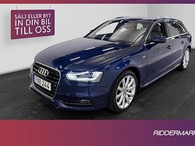 Audi A4 Quattro Avant 2.0 TFSI 225hk S-Line Pano Värmare