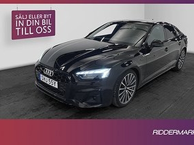 Audi A5 Sportback 45 TFSI Q 265hk S-Line Kamera Värm Drag