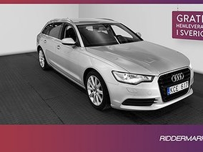 Audi A6 Avant 2.0 TDI 177hk Sportstolar Halvskinn 0.51l/mil