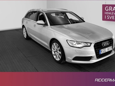 Audi A6Avant 2.0 TDI Sportstolar Halvskinn 0.51l mil 2013, Kombi