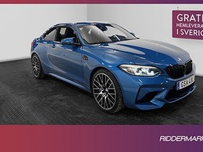 BMW M2 Competition 410hk H/K Skinn Navi Driving assist MOMS