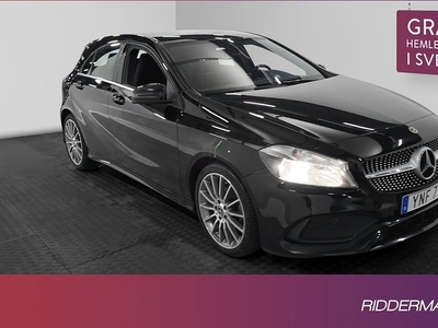 Mercedes A180Benz A 180d AMG Värm Kamera Halvskinn Välserv 2017, Halvkombi