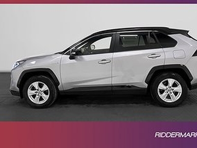 Toyota RAV4 Hybrid AWD 222hk M-värm B-kamera Drag Nyservad